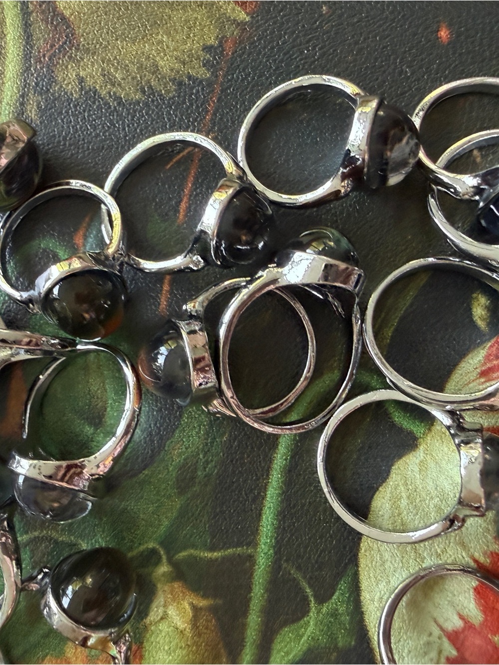 50 Mood Rings Party Favors Mixed Sizes 6 7 8 - Women's Jewelry Metal - Picture 4 of 9